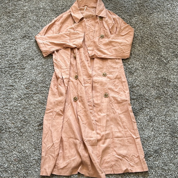 Free People Sweet Melody Trench Coat - Picture 4 of 7